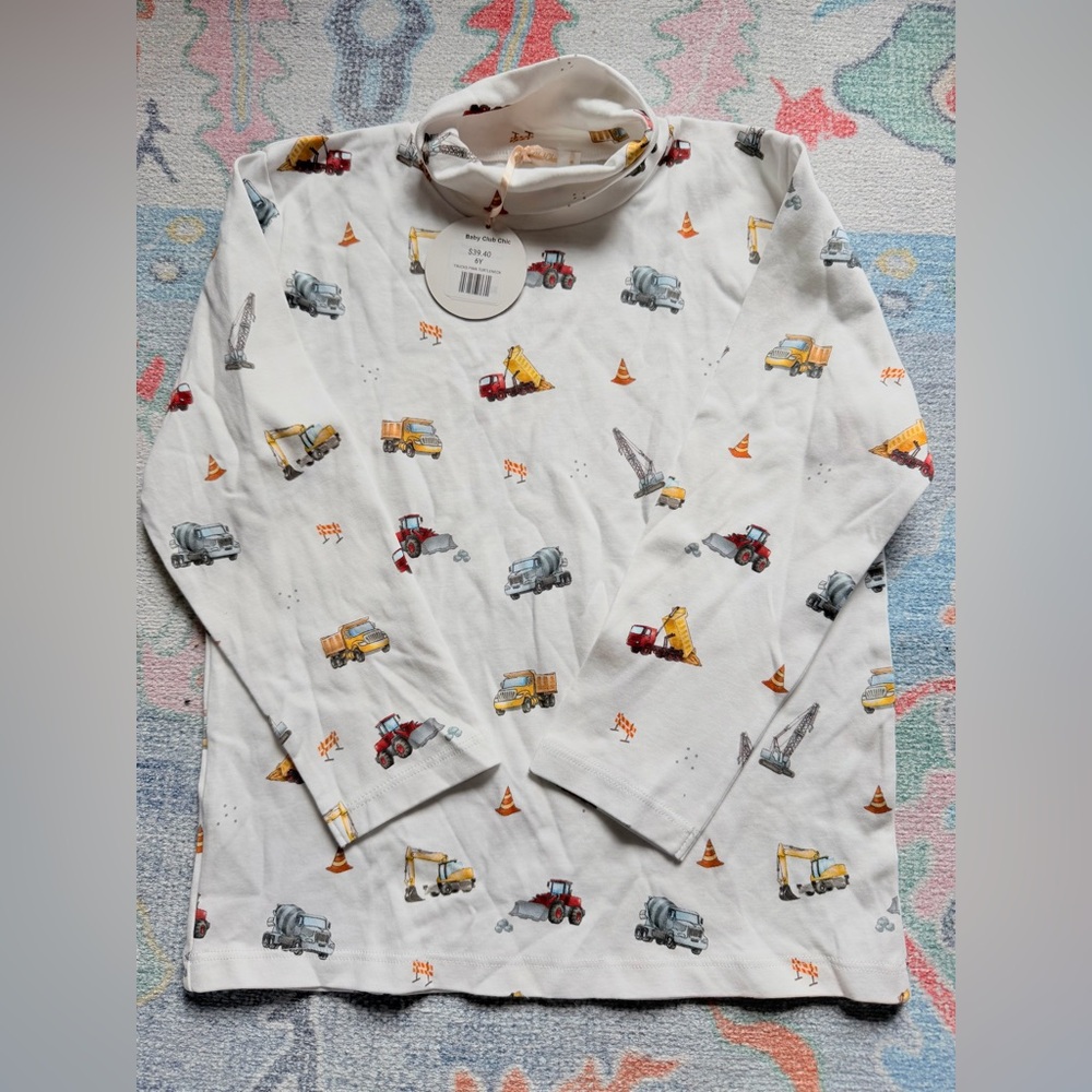 Baby Club Chic nwt pima turtleneck size 6